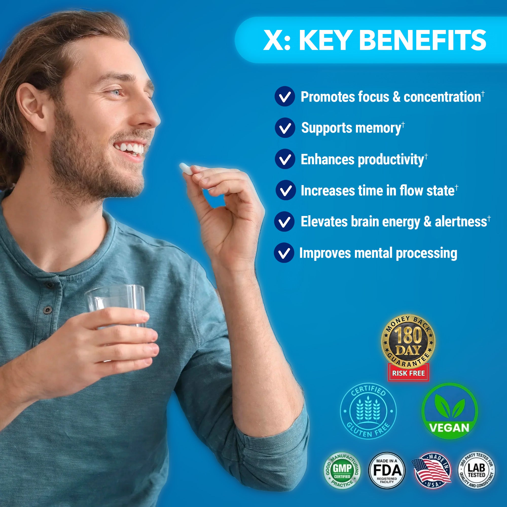 X - The Ultimate Brain Performance Enhancer Annual Subscription